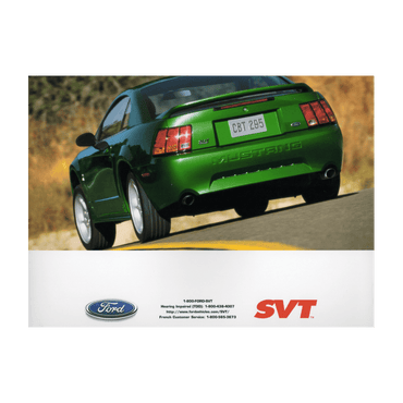 1999 Cobra Brochure - Ford Show Parts