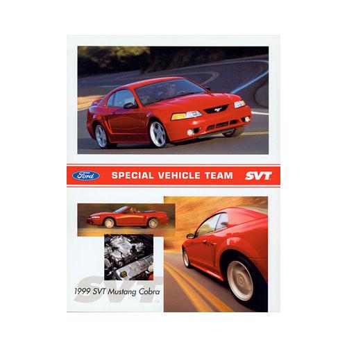 1999 Cobra Tech Data Card - Ford Show Parts