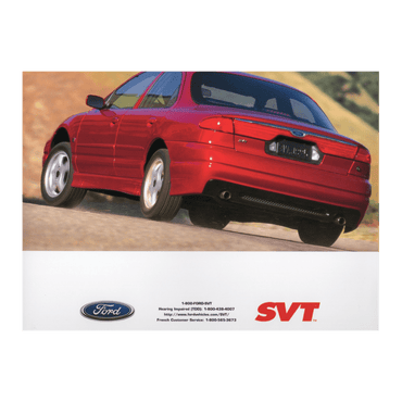 1999 SVT Contour Brochure - Ford Show Parts