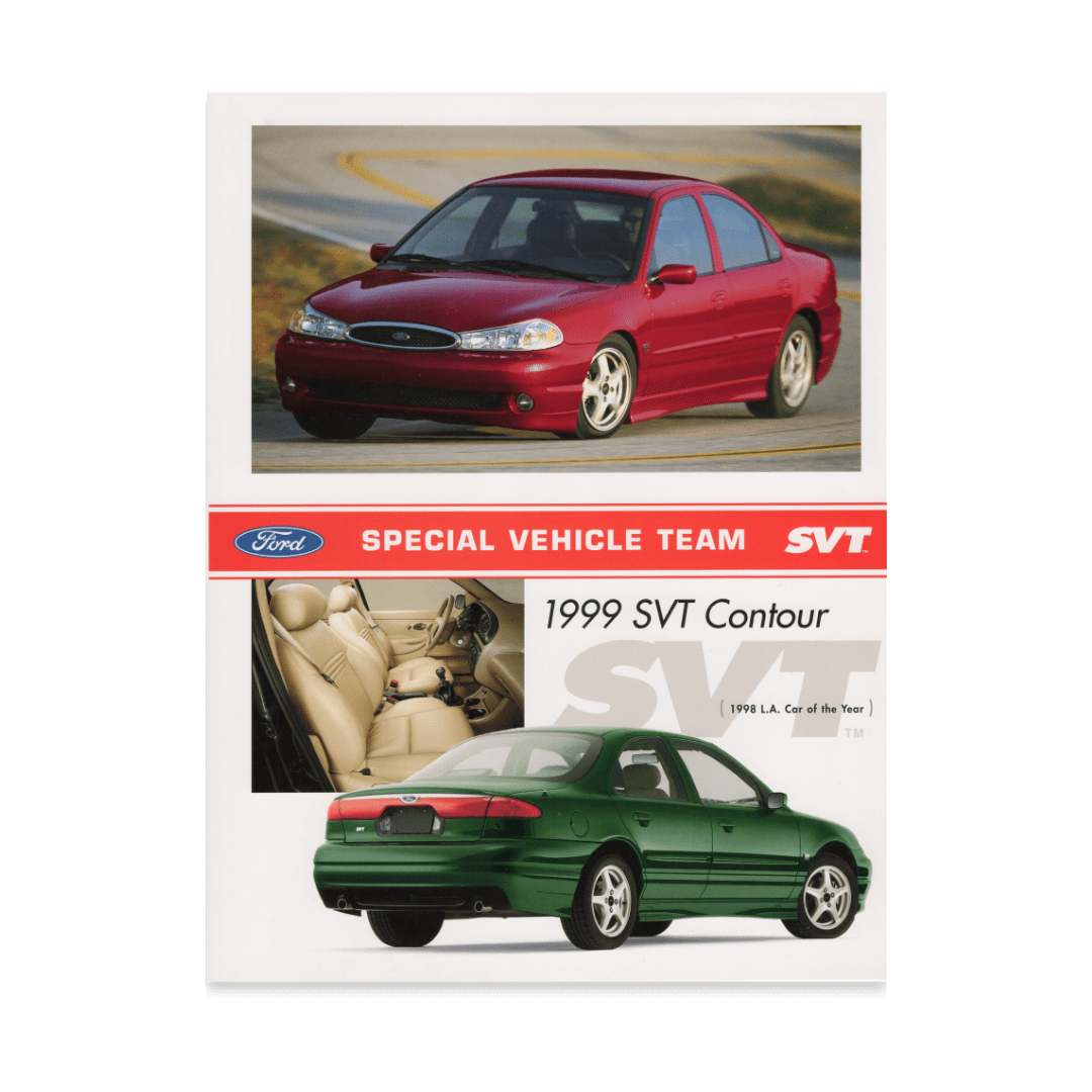 1999 SVT Contour Tech Data Card - Ford Show Parts