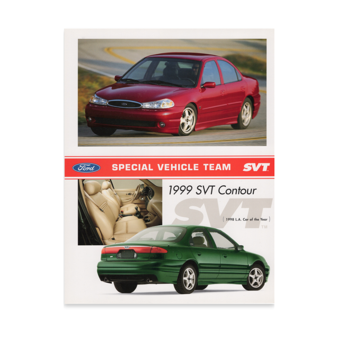 1999 SVT Contour Tech Data Card - Ford Show Parts