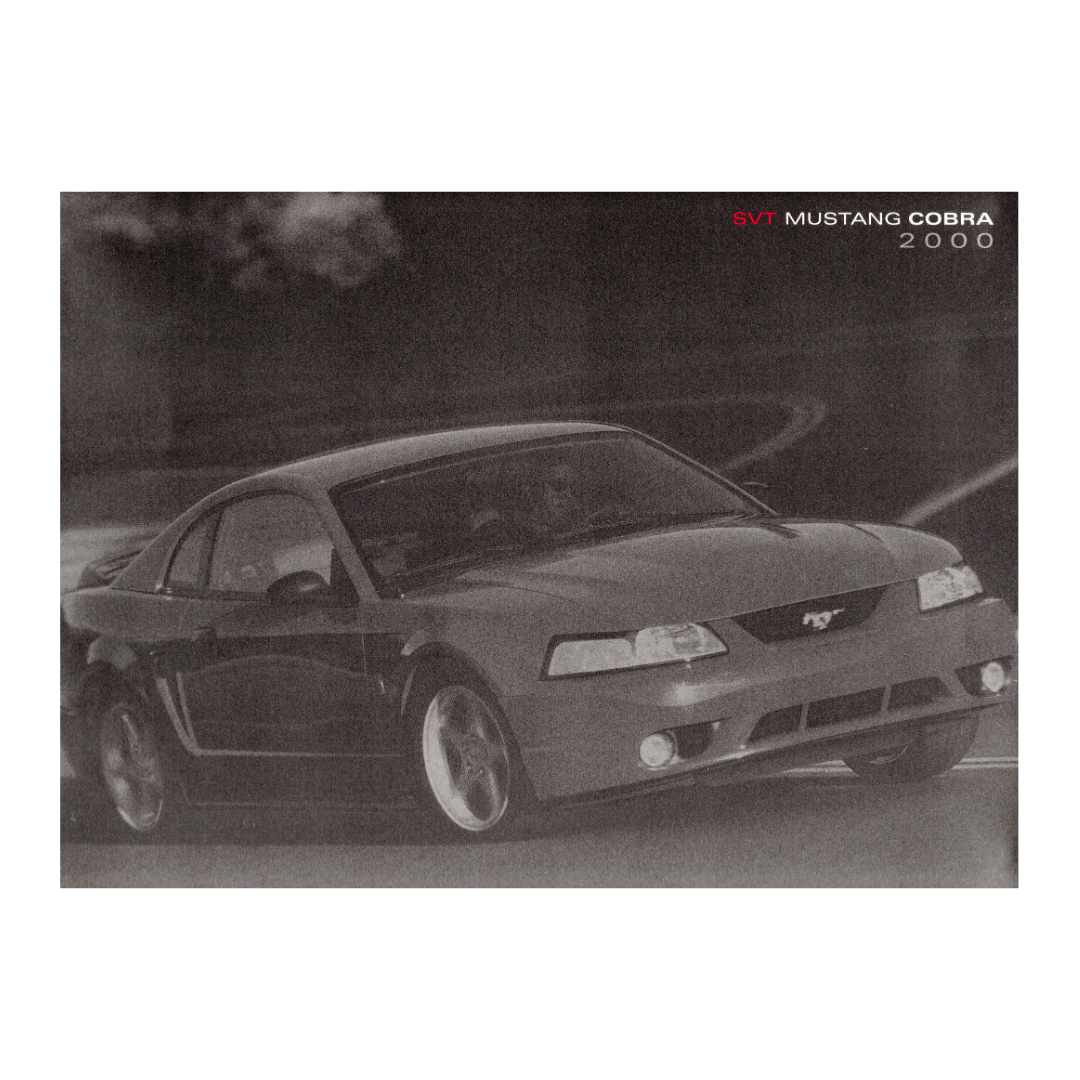 2000 Cobra Brochure – Ford Show Parts