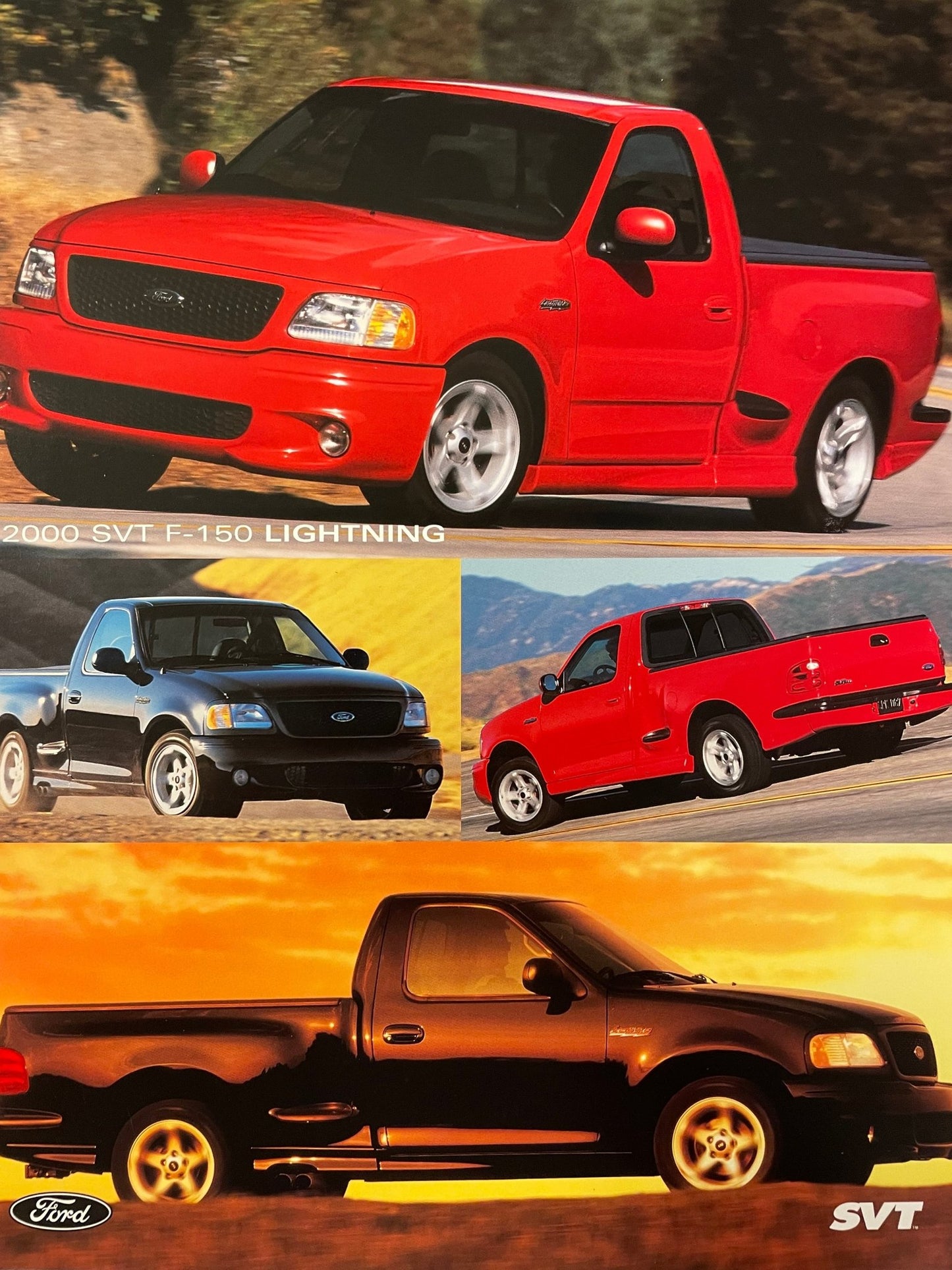 2000 Lightning Tech Data Card - Ford Show Parts