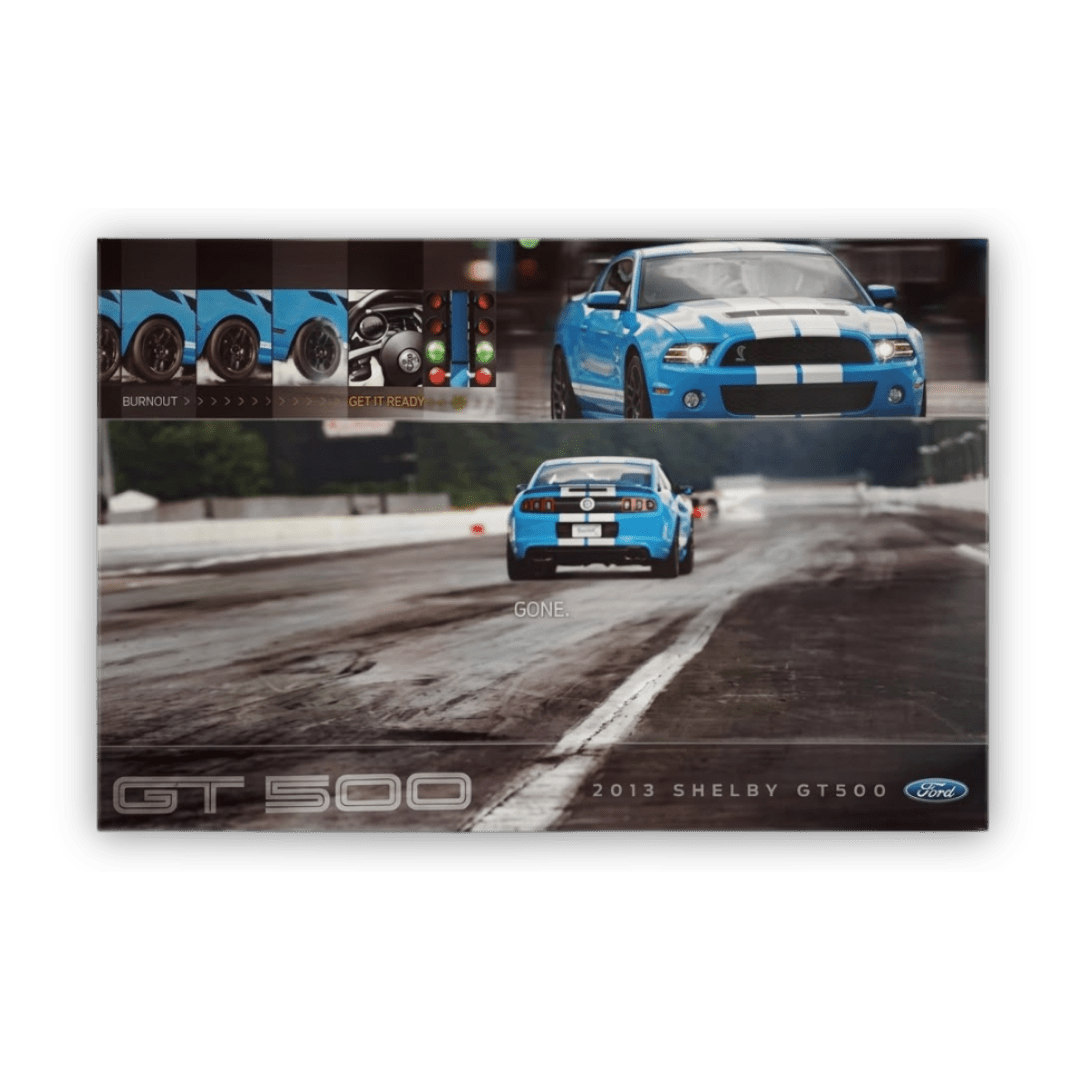 2013 2 - Sided GT500 Poster - Ford Show Parts