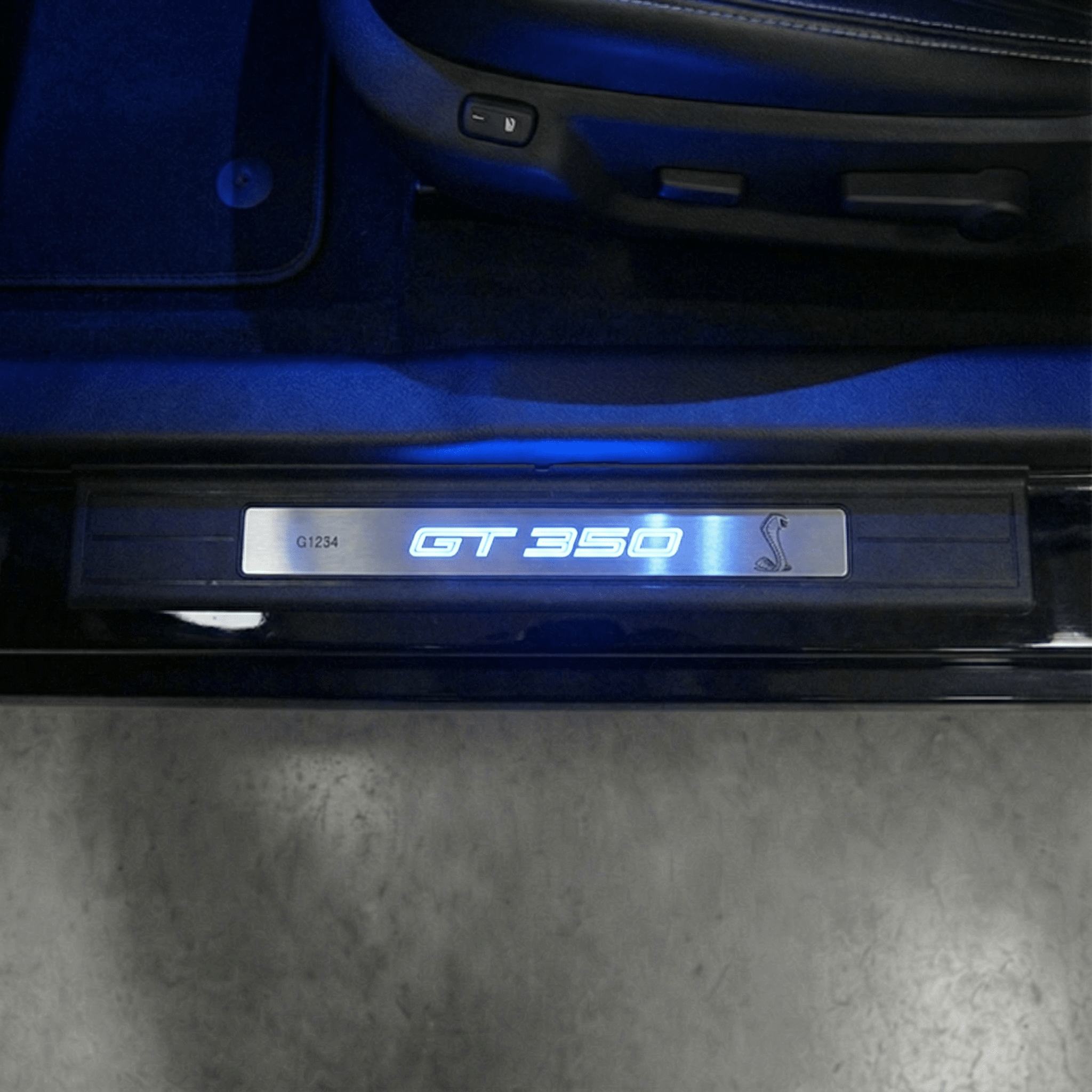 2015 - 2022 Custom Shelby GT350/GT500 Illuminated Sill Plates - Ford Show Parts