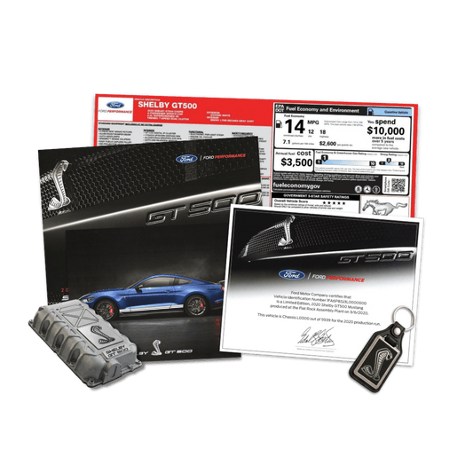 2020 - 2022 Shelby GT500 Certificate Package - Ford Show Parts
