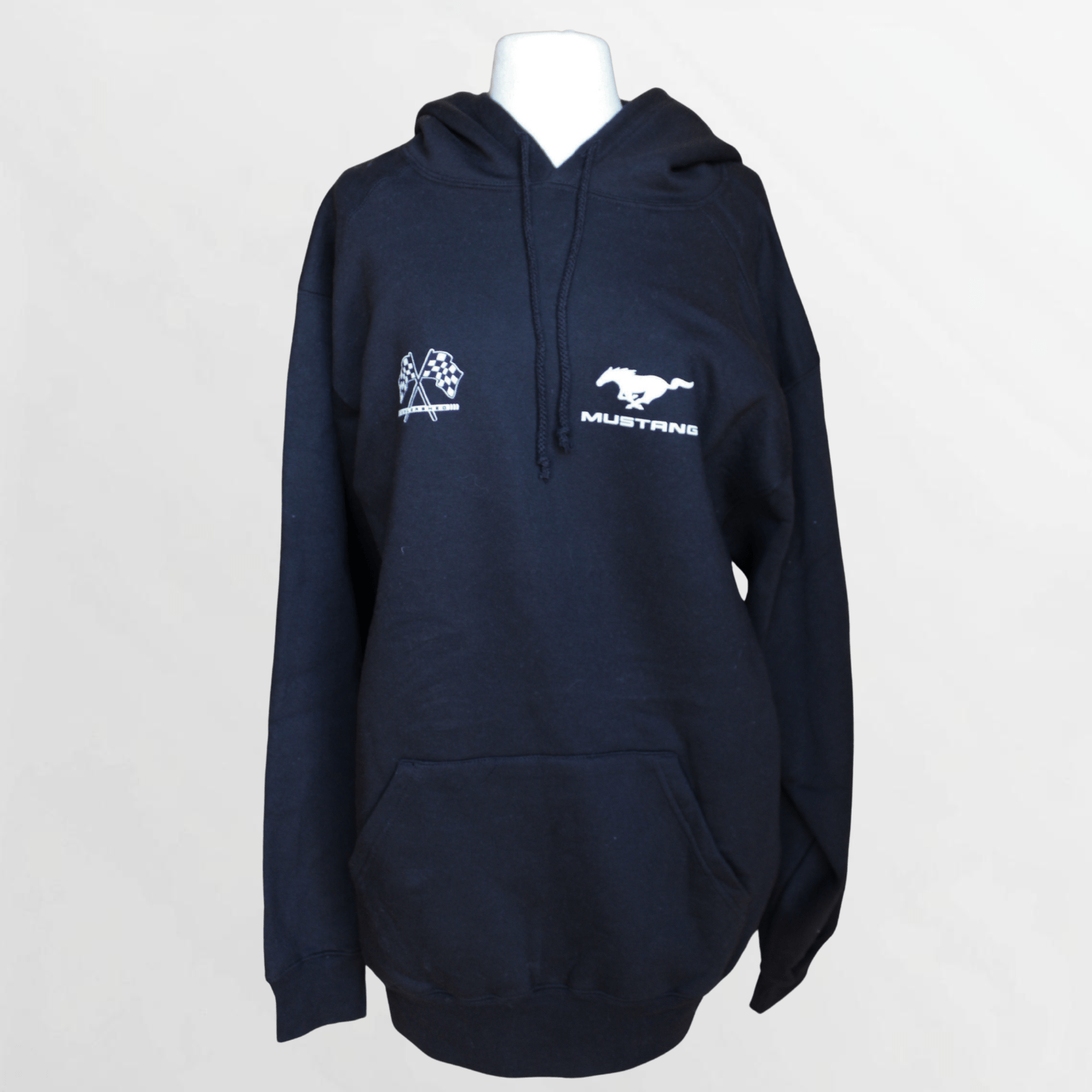 Black Mustang Unleashed Fleece Hoodie - Ford Show Parts