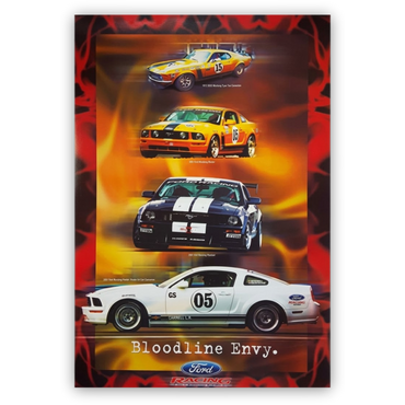 Ford Racing FR500 2 - Sided Poster - Ford Show Parts