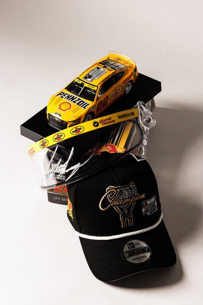 Joey Logano Collection: Signed Visor, Hat & 22 Diecast - Ford Show Parts