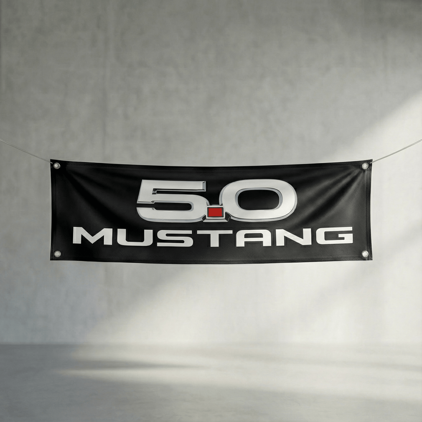 Mustang 5.0 Fabric Show Banner - Ford Show Parts