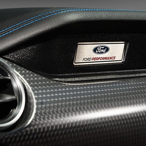 MUSTANG "FORD PERFORMANCE" DASH EMBLEM - Ford Show Parts