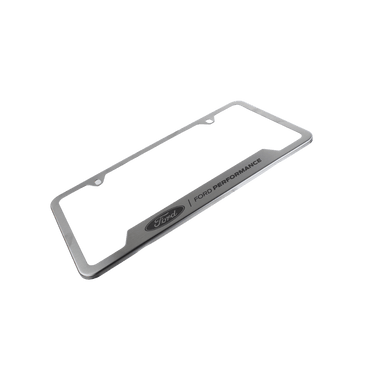Stainless Steel Ford Performance License Plate Frame - Ford Show Parts