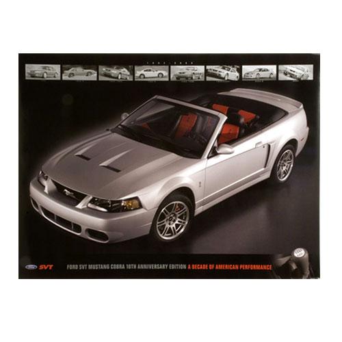 10th Anniversary Cobra Poster - Ford Show Parts