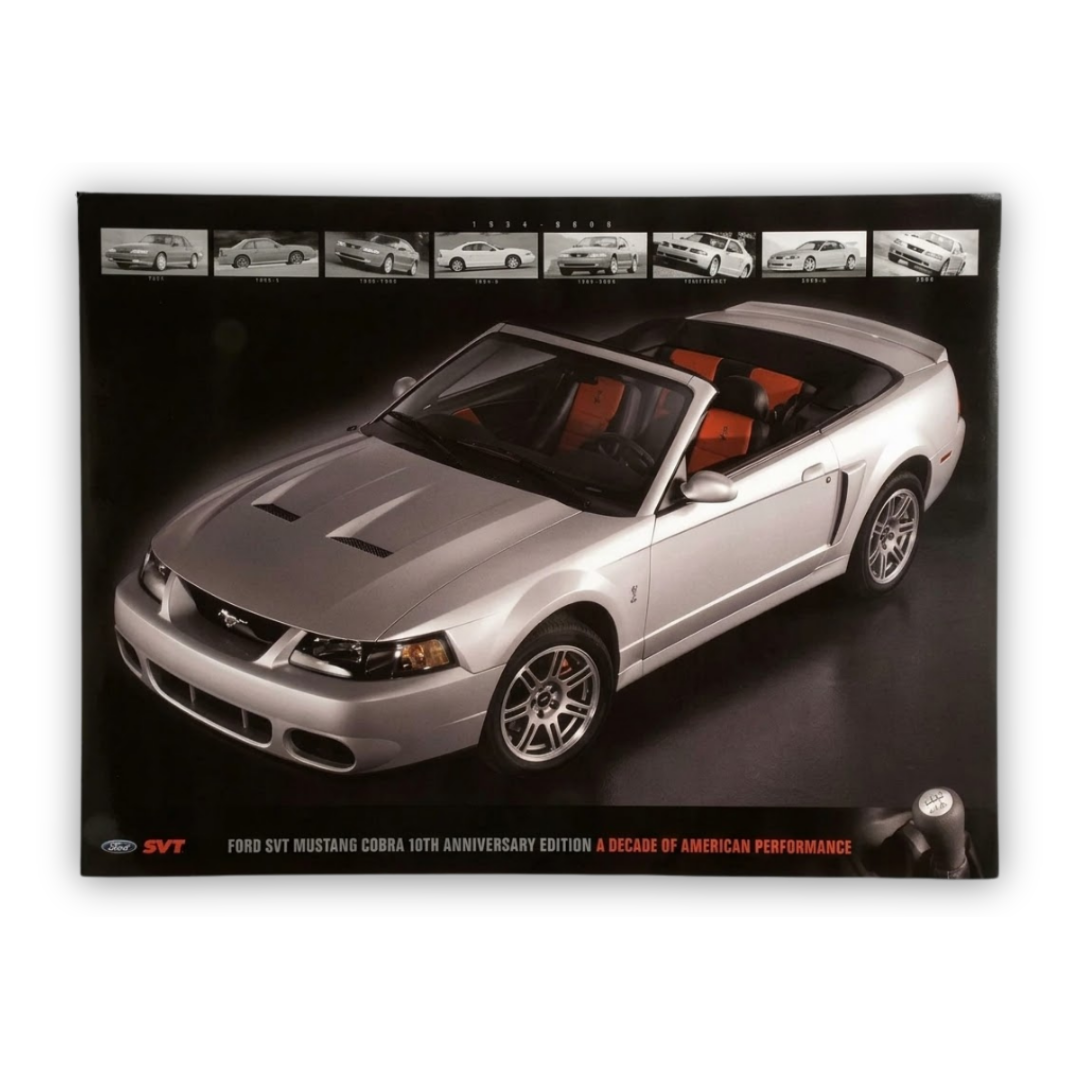 10th Anniversary Cobra Poster - Ford Show Parts