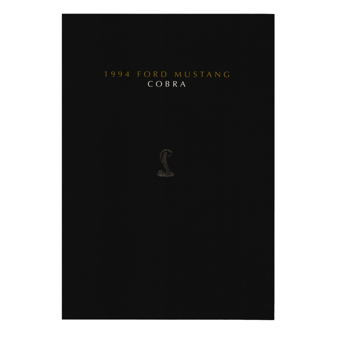 1994 Cobra Brochure - Ford Show Parts