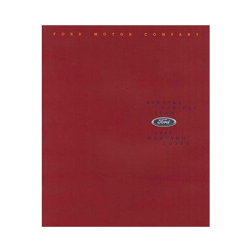 1997 Cobra Brochure - Ford Show Parts