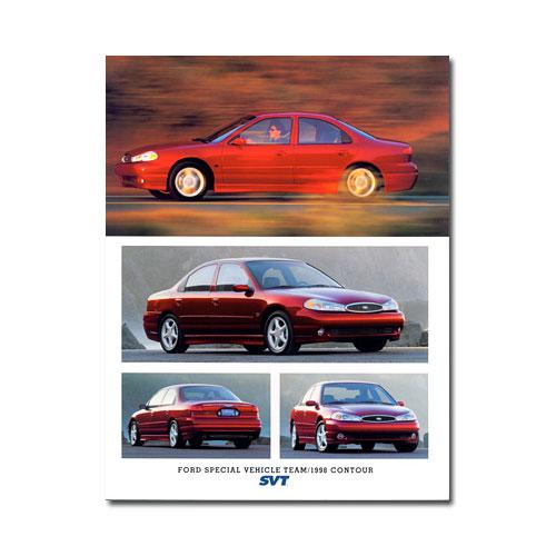 1998 SVT Contour Tech Data Card - Ford Show Parts