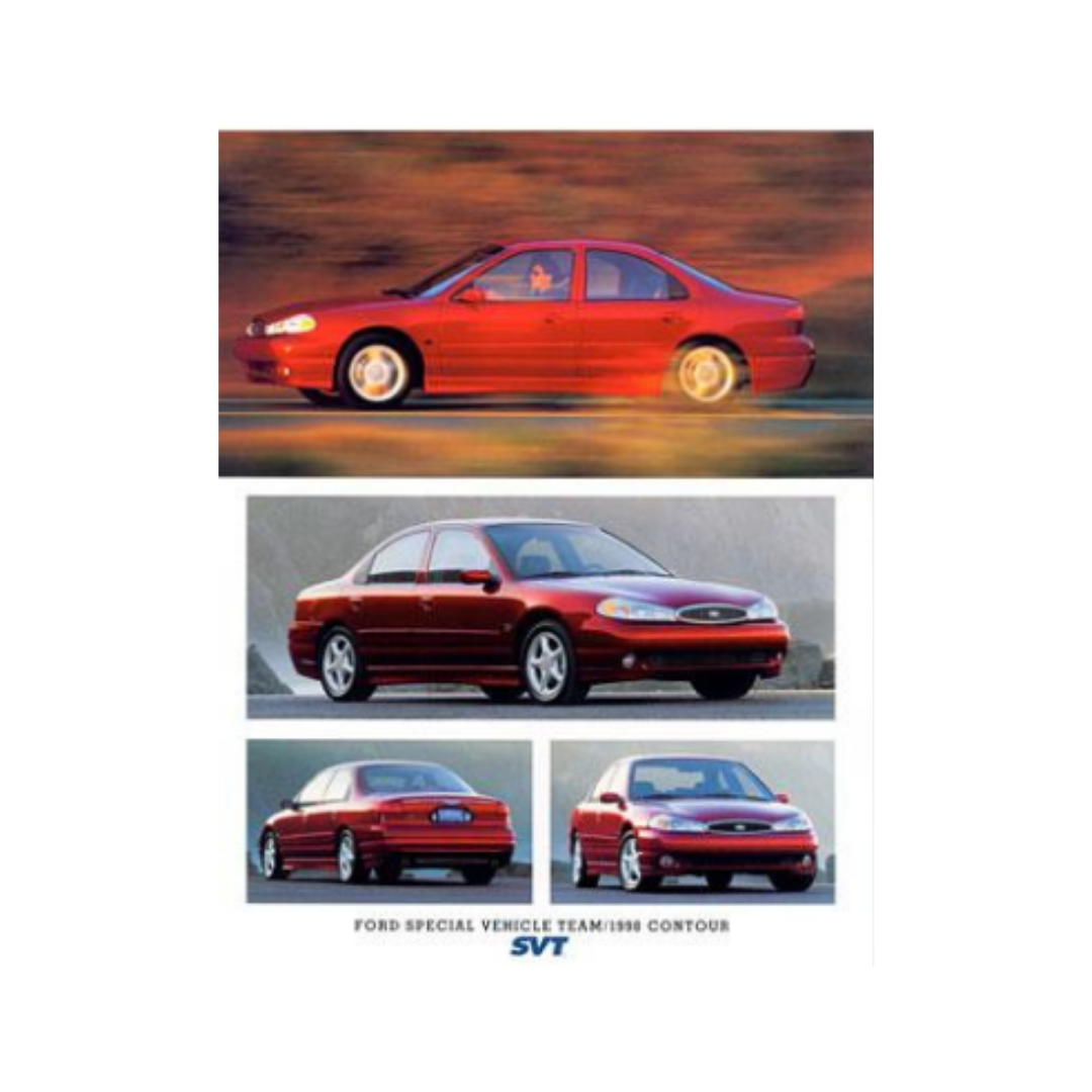 1998 SVT Contour Tech Data Card - Ford Show Parts