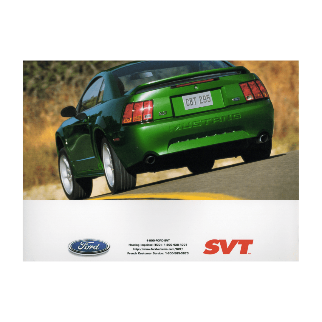 1999 Cobra Brochure - Ford Show Parts