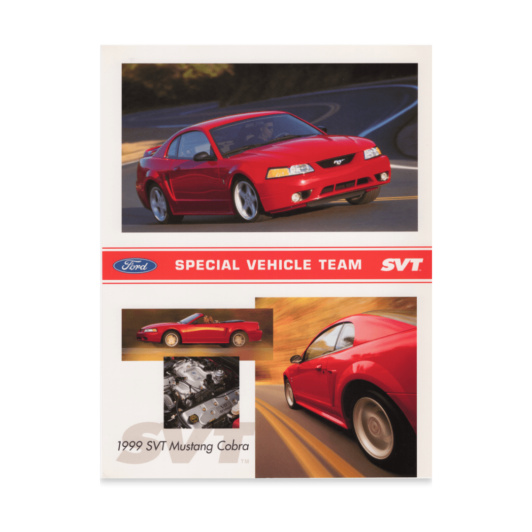 1999 Cobra Tech Data Card - Ford Show Parts
