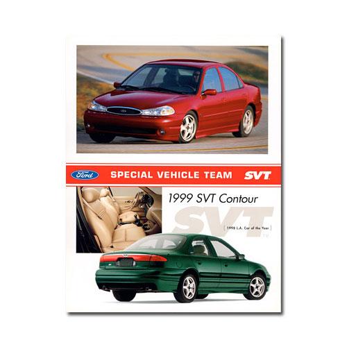 1999 SVT Contour Tech Data Card - Ford Show Parts