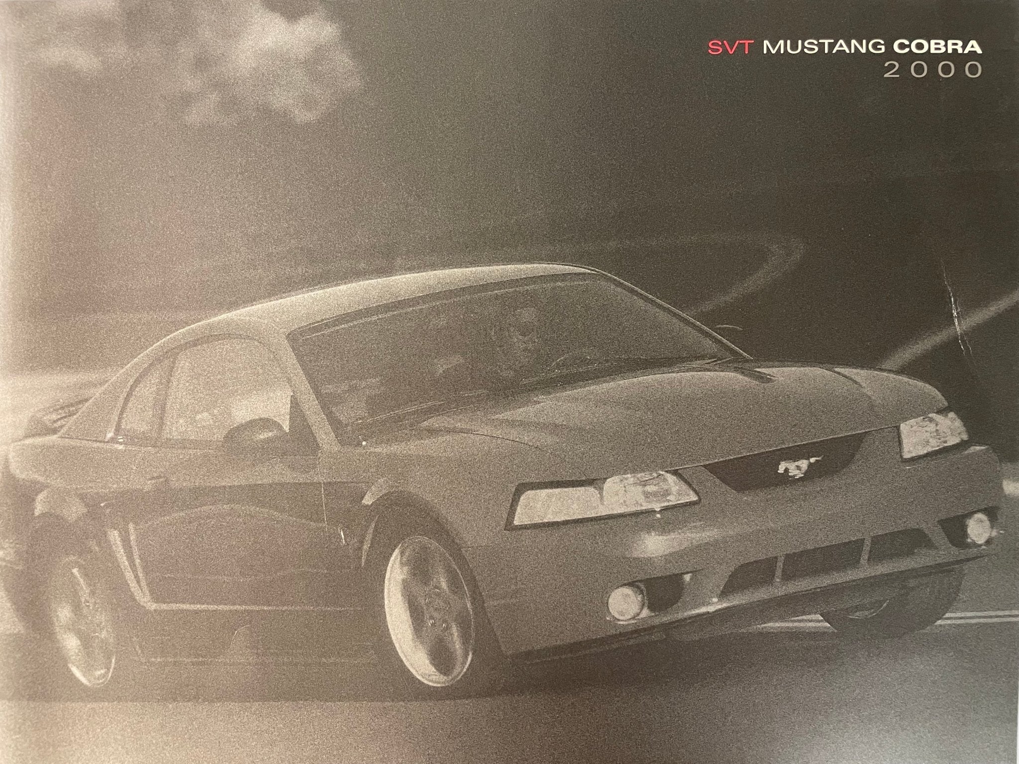 2000 Cobra Brochure - Ford Show Parts