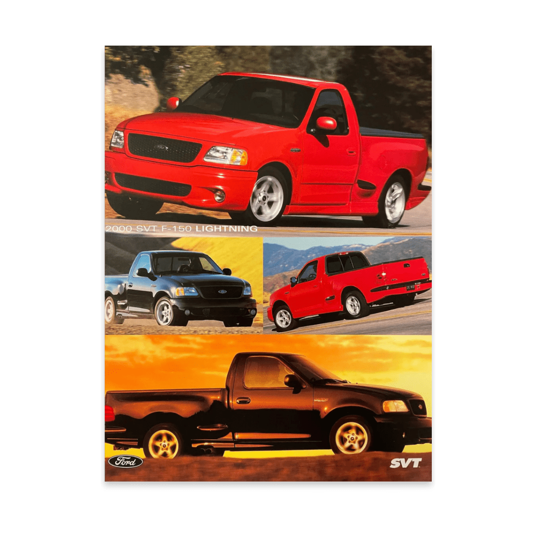 2000 Lightning Tech Data Card - Ford Show Parts