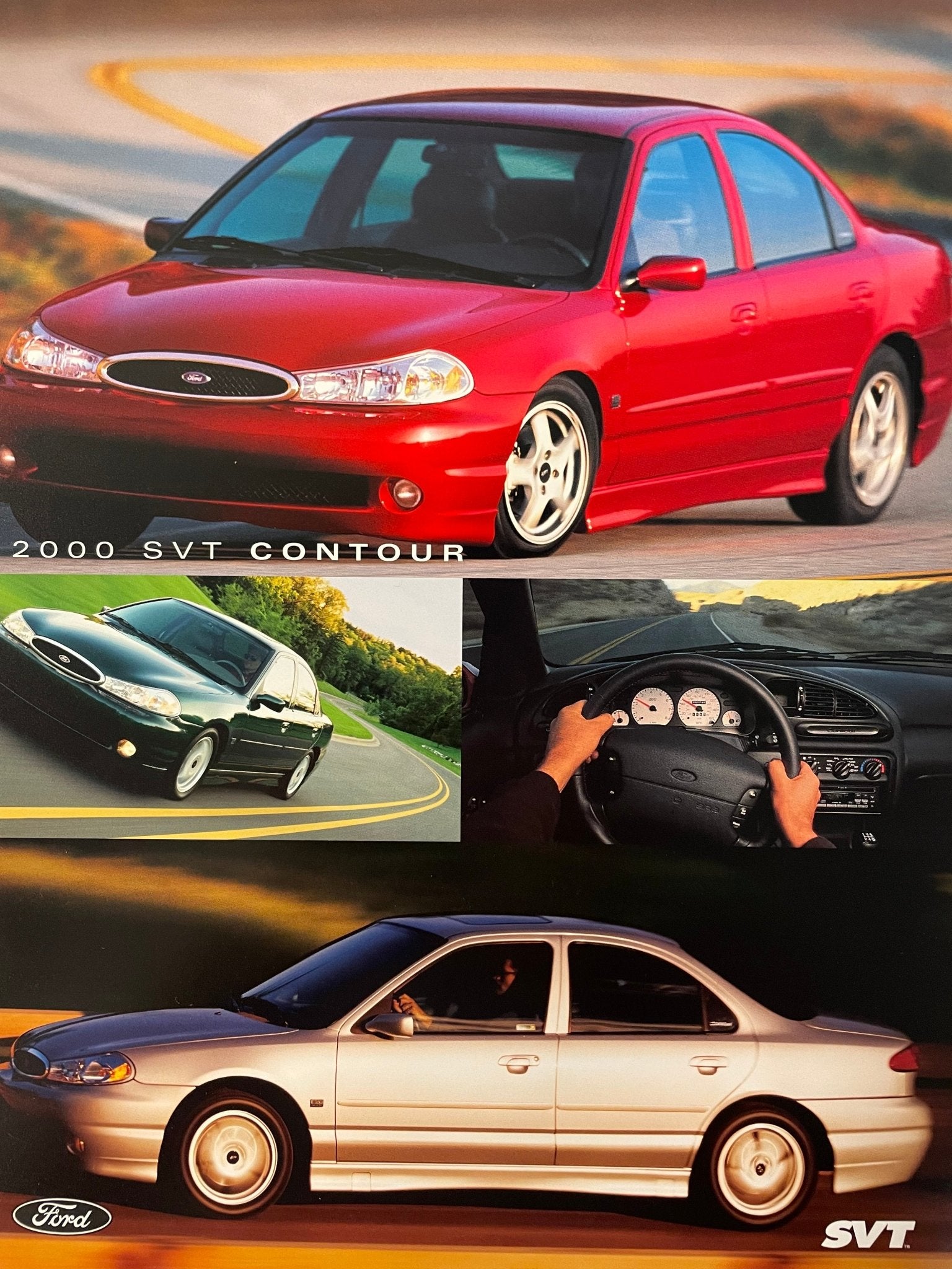 2000 SVT Contour Tech Data Card - Ford Show Parts