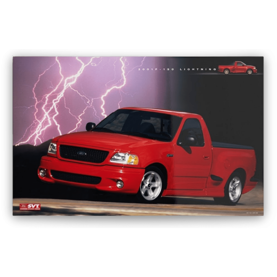 2003 Ford SVT Lightning Bolt Poster - Ford Show Parts
