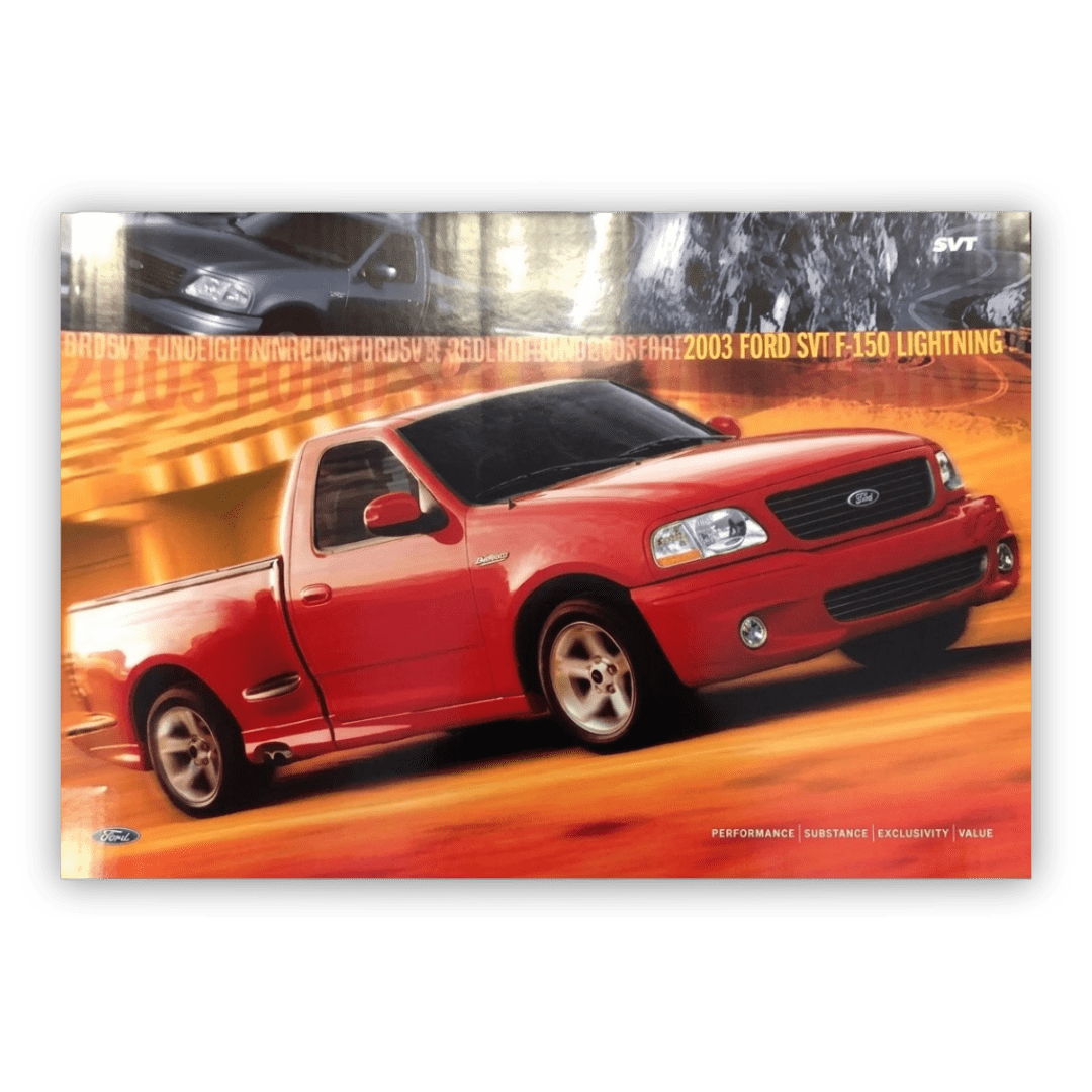 2003 Ford SVT Lightning Poster - Ford Show Parts