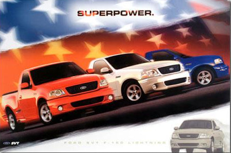 2003 Lightning Superpower Poster - Ford Show Parts