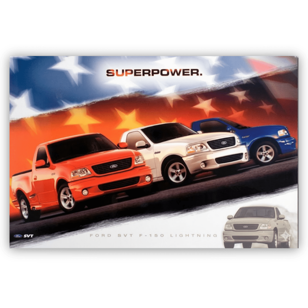 2003 Lightning Superpower Poster - Ford Show Parts