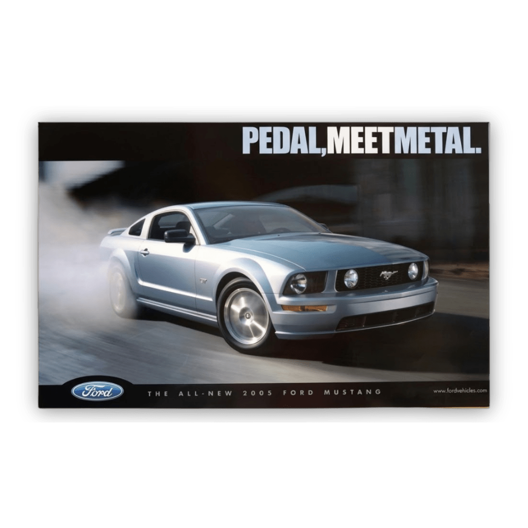 2005 Mustang 2 - sided Poster - Ford Show Parts