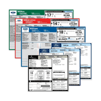 Windows Performance Part Sticker Ford Show Parts | 2007-2026 Ford/Lincoln Window Sticker