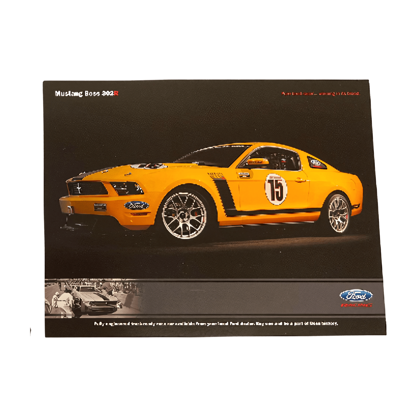 2012 Mustang Boss 302 Laguna Seca Hero Card (2 in order) - Ford Show Parts