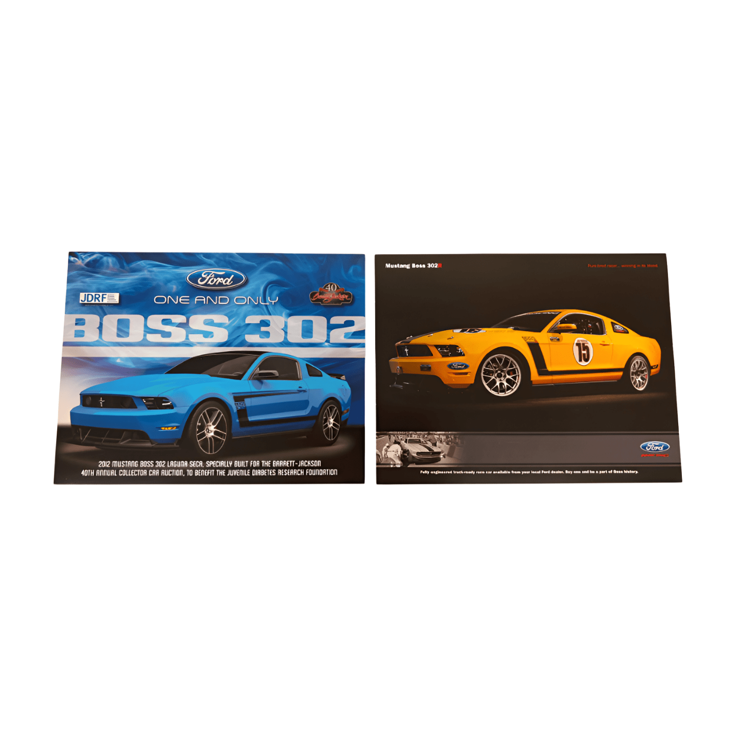 2012 Mustang Boss 302 Laguna Seca Hero Card (2 in order) - Ford Show Parts