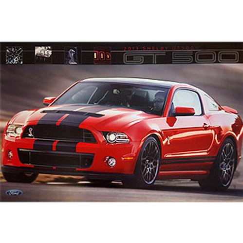 2013 2 - Sided GT500 Poster - Ford Show Parts