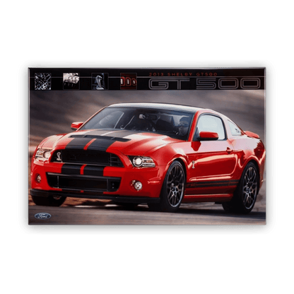 2013 2 - Sided GT500 Poster - Ford Show Parts