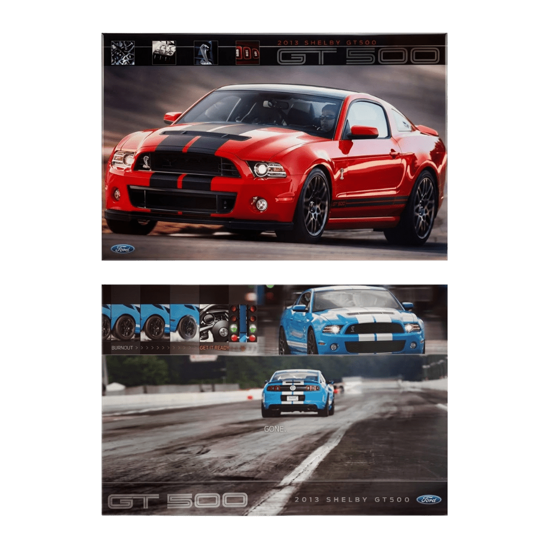2013 2 - Sided GT500 Poster - Ford Show Parts