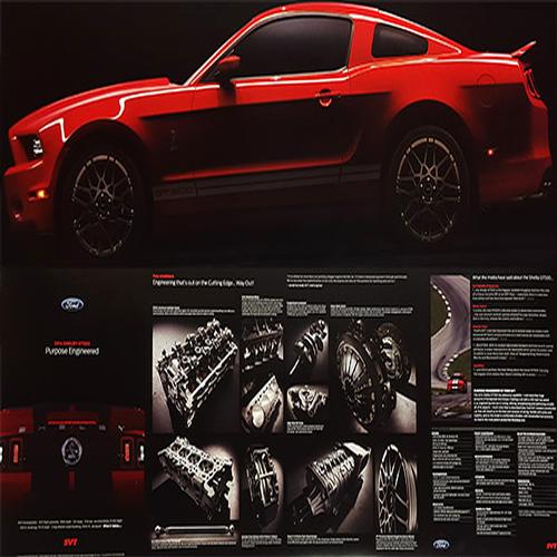 2014 2 - sided GT500 Poster - Ford Show Parts