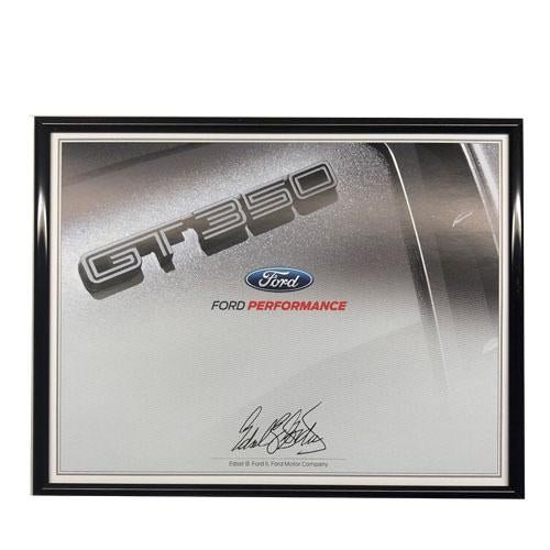 2015 - 2020 Shelby GT350 Certificate of Authenticity - Ford Show Parts