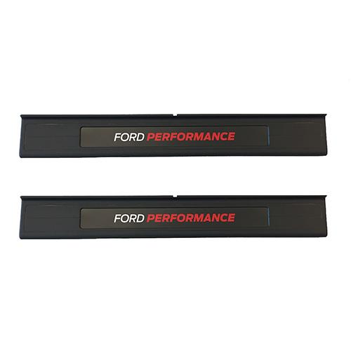 2015 - 2024 Mustang Ford Performance Sill Plate Set - Ford Show Parts