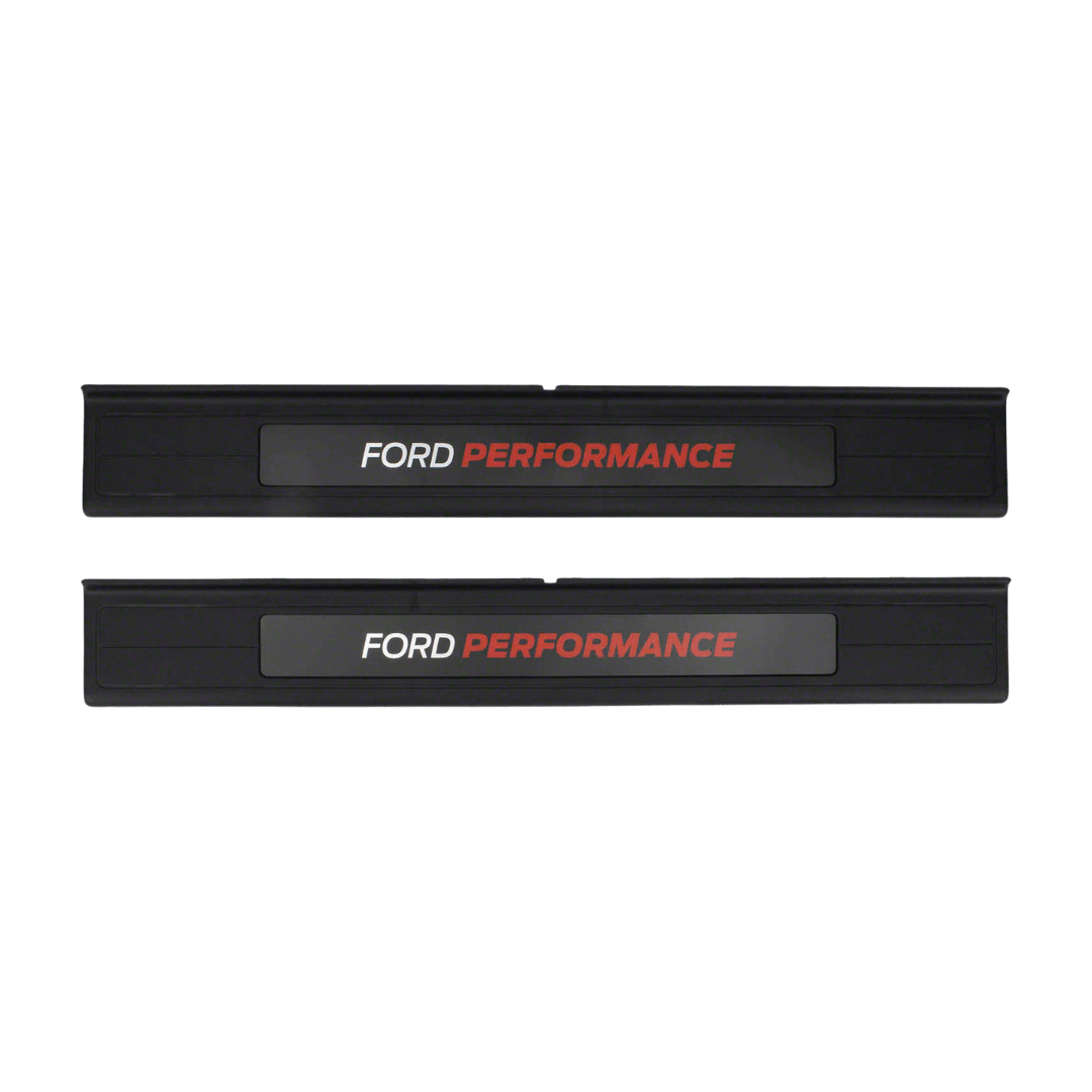 2015 - 2024 Mustang Ford Performance Sill Plate Set - Ford Show Parts