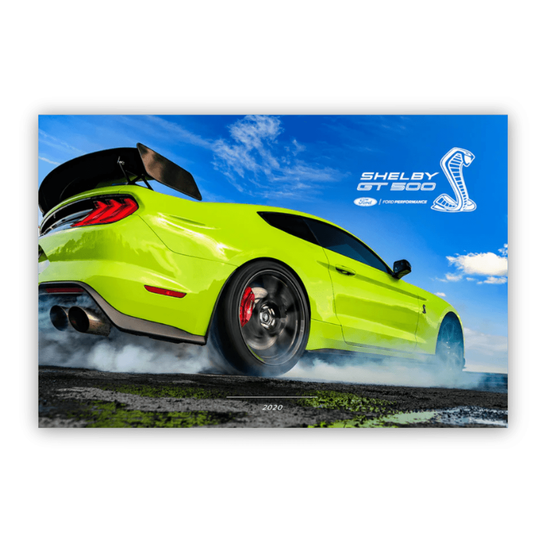 2020 Shelby GT500 Poster (Dealer Exclusive) - Ford Show Parts