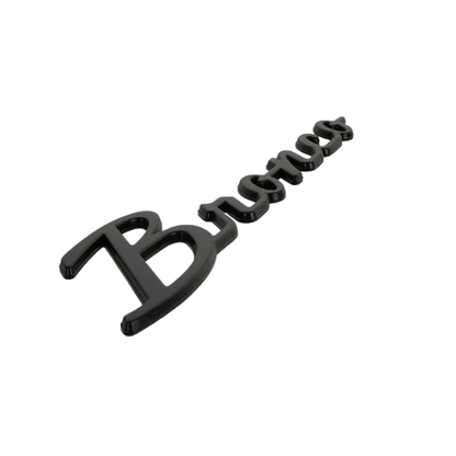 2021 - 2026 BRONCO CLASSIC SCRIPT FENDER BADGE KIT - MATTE BLACK - Ford Show Parts