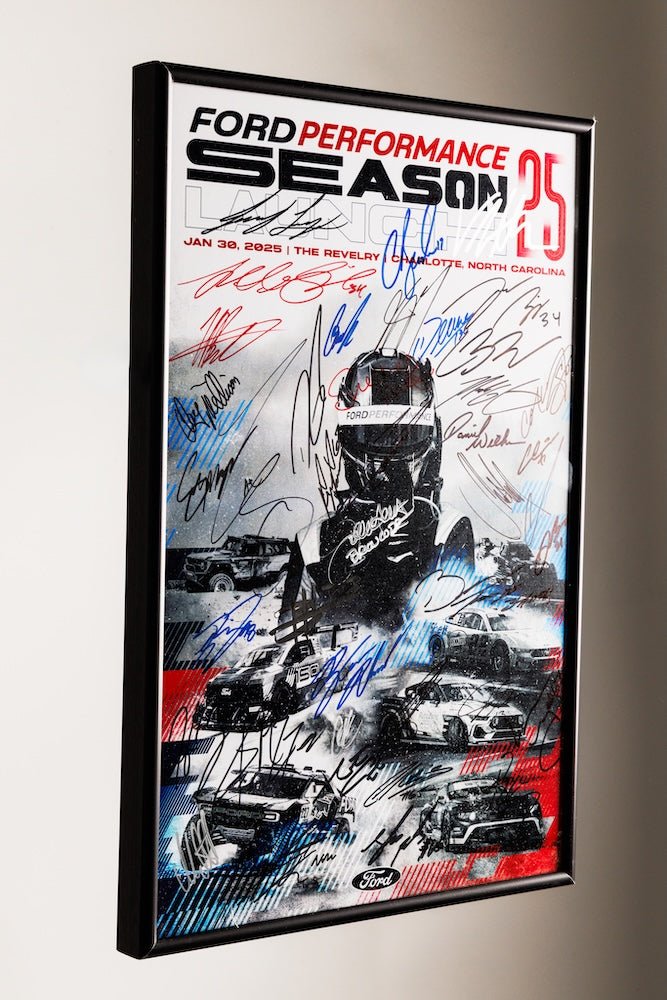 2025 Ford Performance Season Launch Signed Poster - Ford Show Parts