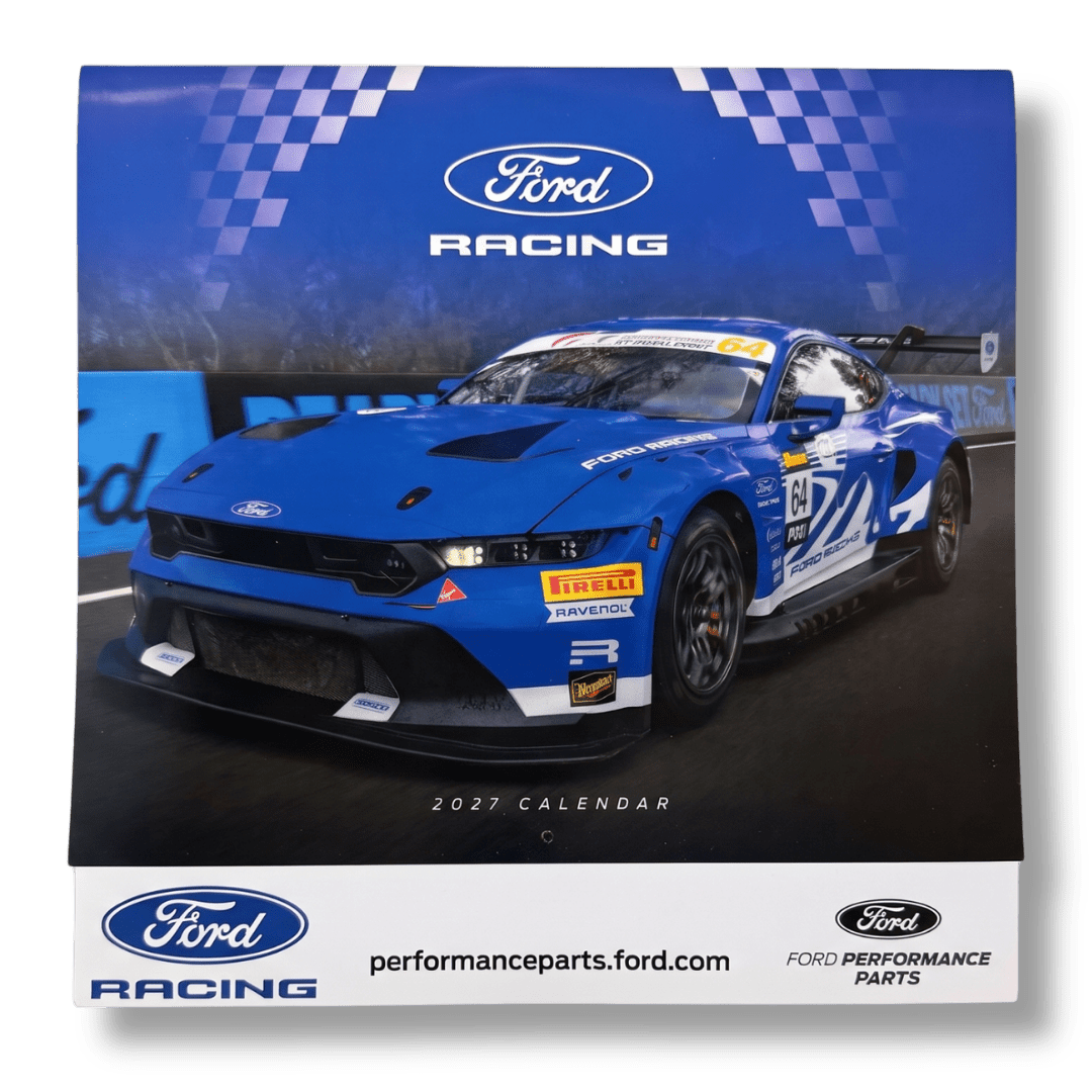 2027 Ford Racing Monthly Calendar - Ford Show Parts