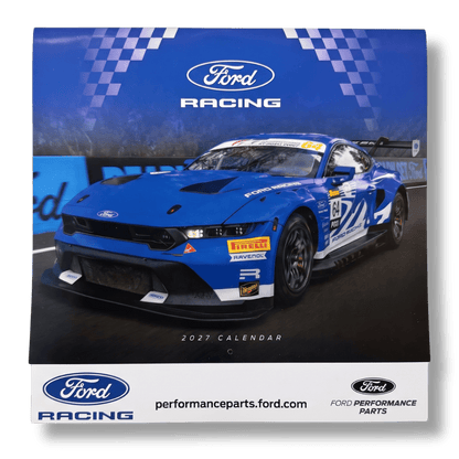 2027 Ford Racing Monthly Calendar - Ford Show Parts