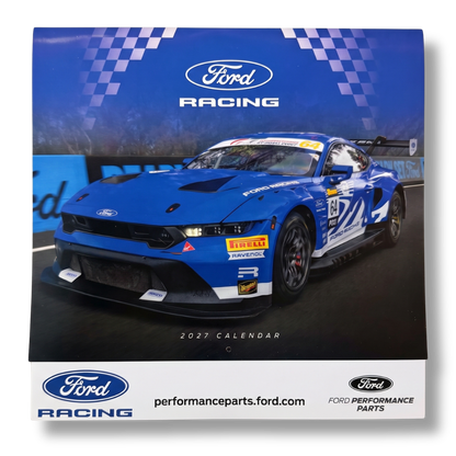 2027 Ford Racing Monthly Calendar