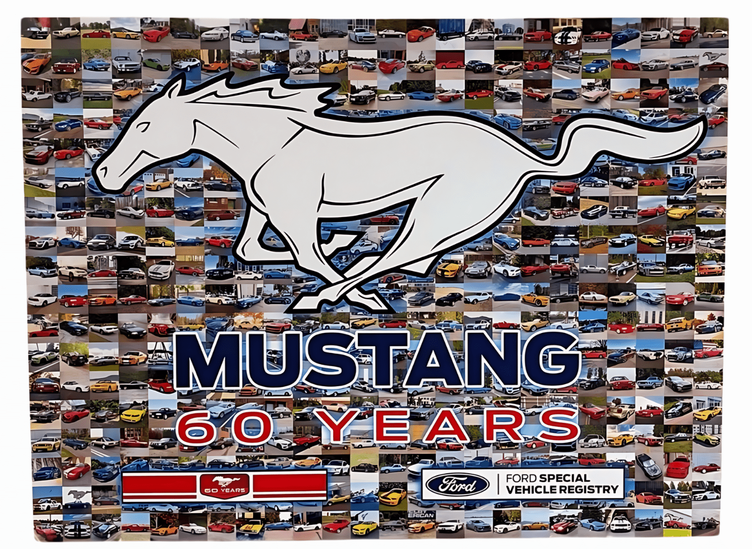 60 Years Mustang Poster (EVENT EXCLUSIVE) - Ford Show Parts